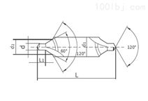 B型螺旋槽中心钻（173型、涂层）