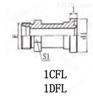 1CFL 1DFL 公制螺纹卡套式／轻系列法兰lS0 6162-1